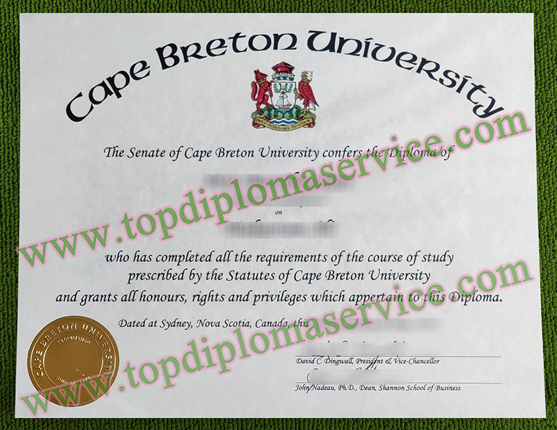 Cape Breton University diploma, buy Cape Breton University degree,