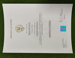 University of Oxford fake certificate