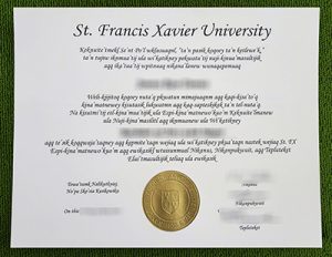 buy St. Francis Xavier University diploma