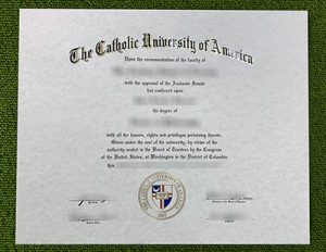 buy Catholic University of America diploma