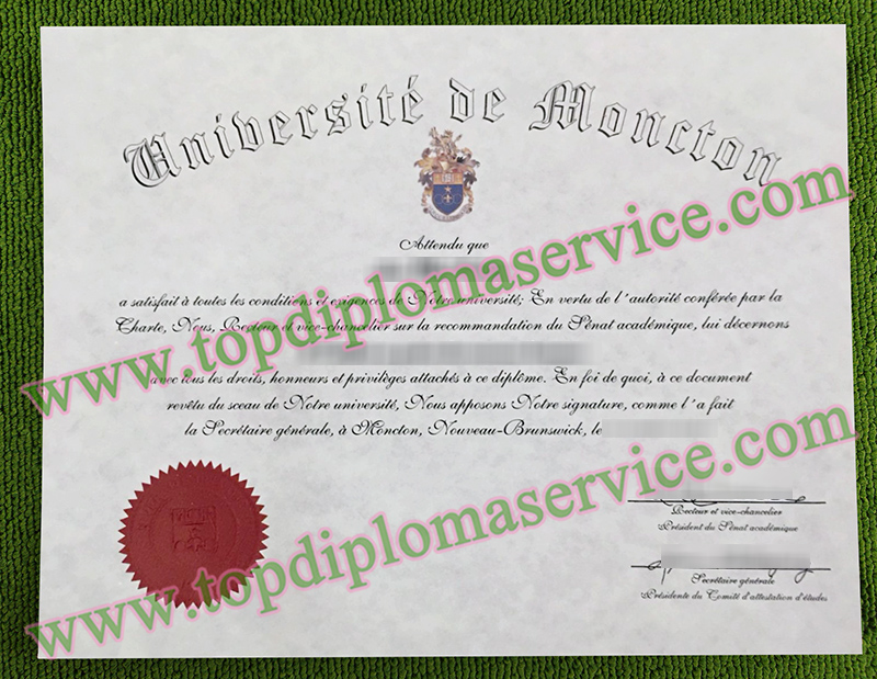 University of Moncton diploma, buy University of Moncton certificate,
