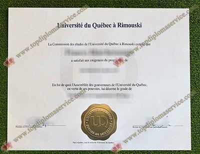 Université du Québec à Rimouski degree