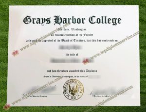 Grays Harbor College diploma