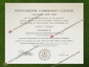 Westchester Community College diploma