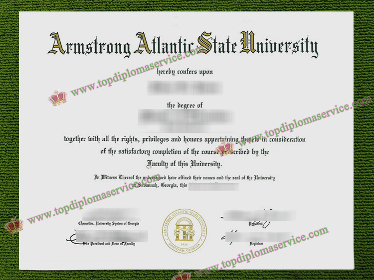 Armstrong Atlantic State University diploma