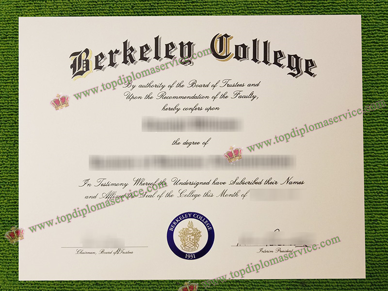 Berkeley College diploma