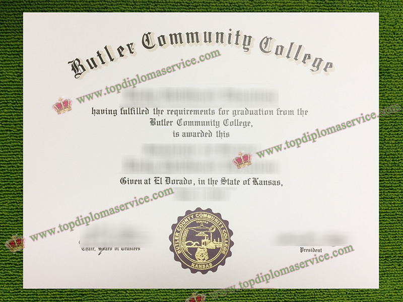 Butler Community College diploma