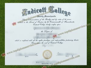 Endicott College diploma