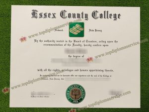 Essex County College diploma