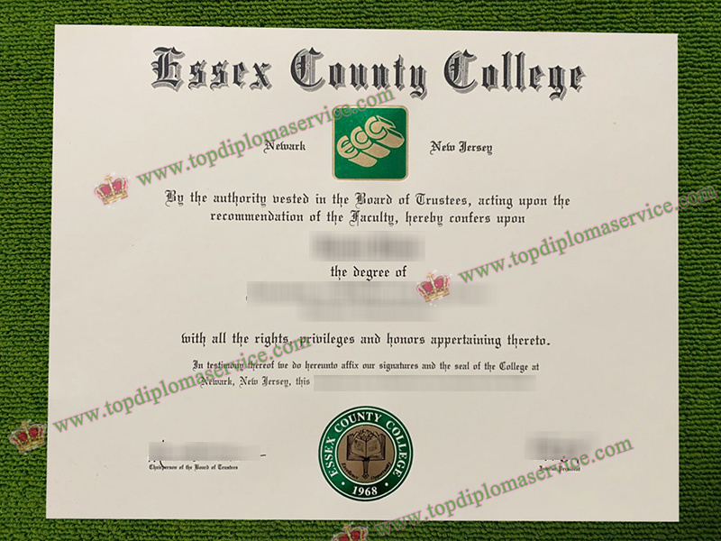 Essex County College diploma