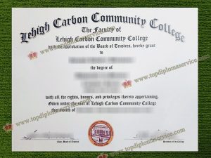 Lehigh Carbon Community College diploma