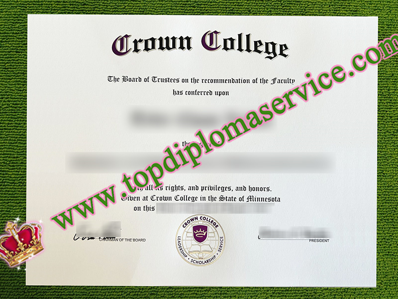 Crown College diploma
