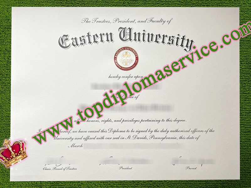Eastern University diploma