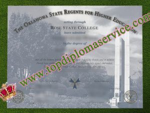 Rose State College diploma