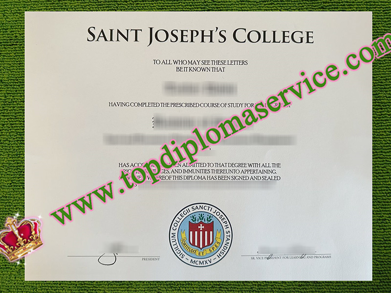 Saint Joseph's College of Maine diploma