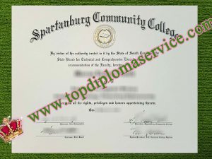 Spartanburg Community College diploma
