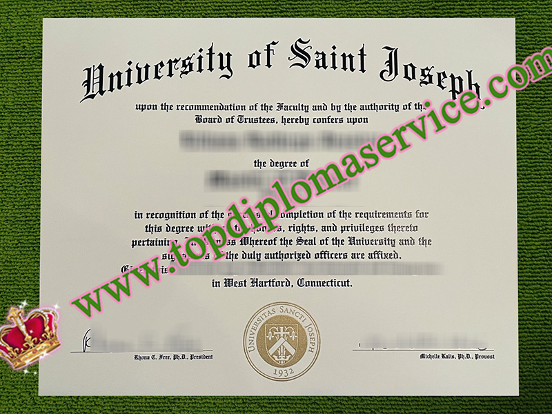 University of Saint Joseph diploma