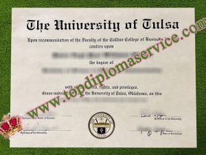 University of Tulsa diploma